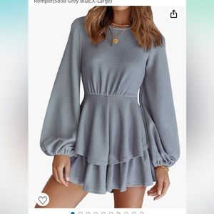 Blue bell sleeve romper Amazon XL